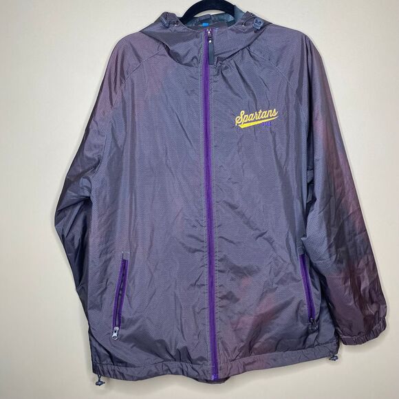 My Town Men's Two Toned 'Spartans' Windbreaker Jacket Size Medium - Picture 1 of 8